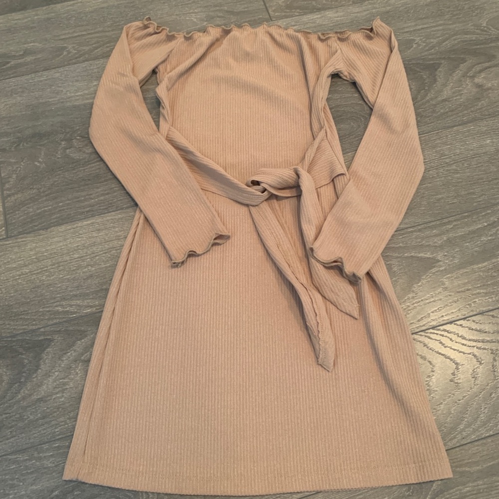 The Runaway Label Off the Shoulder Dress